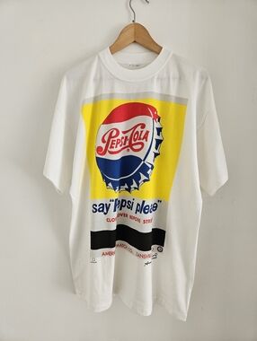 Vintage Andy Warhol Art Shirt Extra Large Say Pepsi Please Te Neues 1993